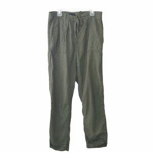 Topshop Utility Green Tapered Trousers